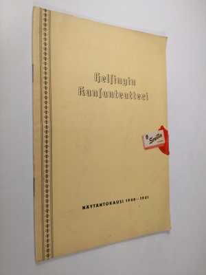 Helsingin kansanteatteri : näytäntökausi 1940-1941