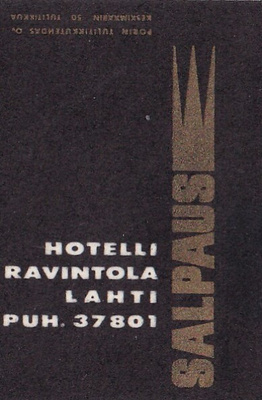 Lahti, Hotelli Salpaus  .s43