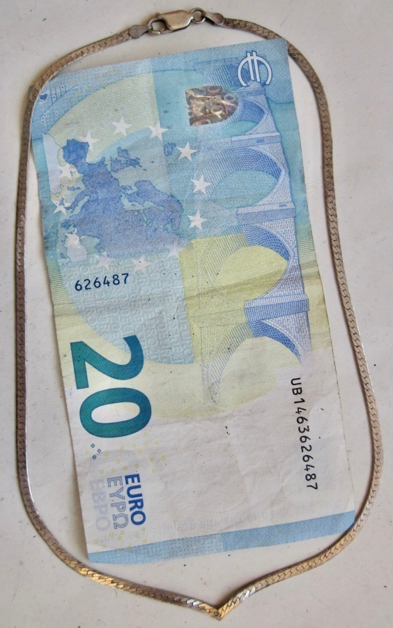 VANHA Ketju Kaulaketju Hopeaa 925