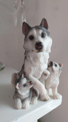 SULOINEN HUSKY ? EMÄ JA 2 POIKASTA