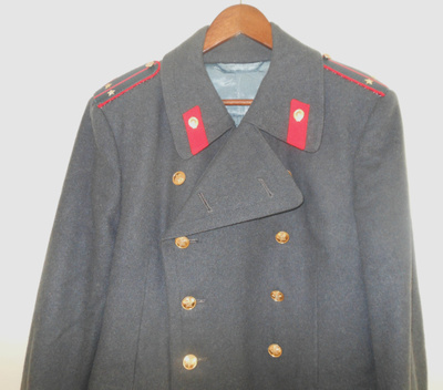 CCCP. Miliisiupserin luutnantin päällystakki.