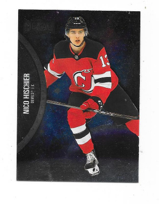 2021-22 Metal Universe #16 Niko Hischier , New Jersey Devils
