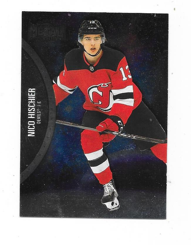 2021-22 Metal Universe #16 Niko Hischier , New Jersey Devils