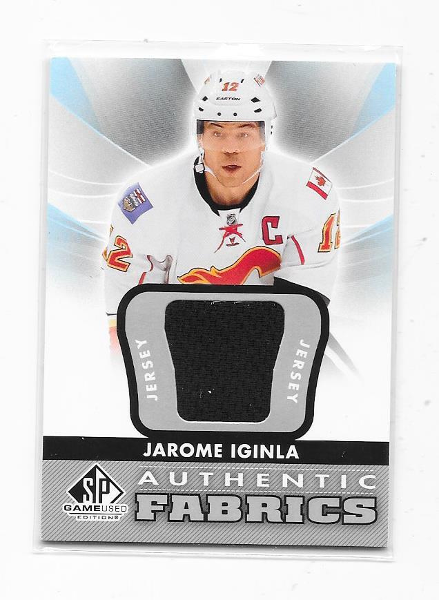 2012-13 SP Game Used Fabrics # Jarome Iginla Calgary Flames