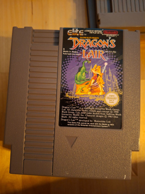NES Dragons Lair pal b fra