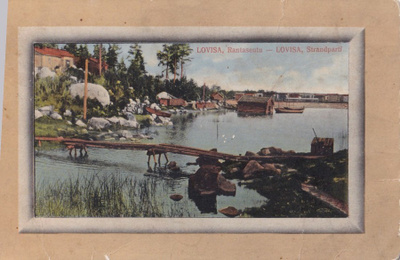 Loviisa Rantaseutu väri  Kehyskortti    b505