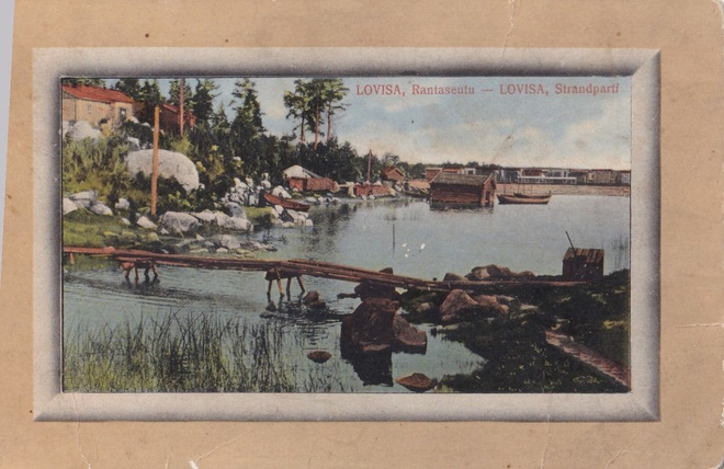 Loviisa Rantaseutu väri  Kehyskortti    b505
