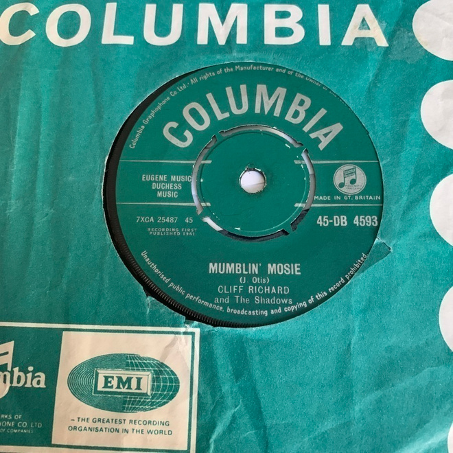 CLIFF RICHARD: Mumblin’ Mosie * Theme From ….* UK 1961