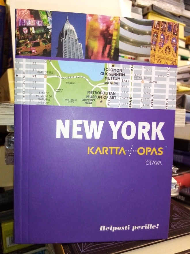 NEW YORK Kartta + opas (2006) Sis.postikulut