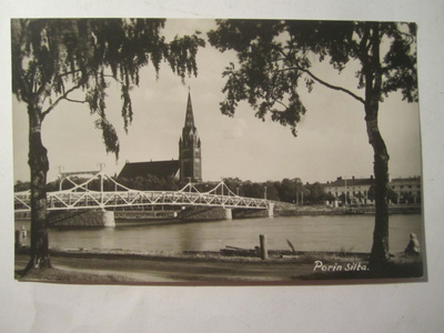 VANHA Postikortti Pori 1930-l Alkup.Mallikappale