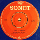 The Violents – Tennessee Waltz / Cheatin' 7" Blue Swe. 1962 - pikkukuva 2