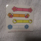 Pikkuinen Hello Kitty Tarra-arkki 4 tarraa - pikkukuva 1