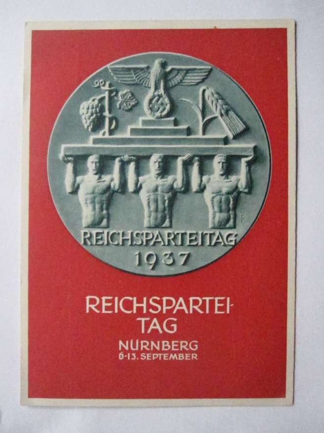 Reichsparteitag 1937 postikortti