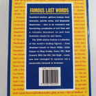 Jonathon Green : Famous Last Words : The Ultimate Diction... - pikkukuva 2
