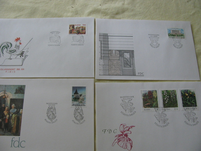 Ahvenanmaa vuoden 1989 FDC-kuoret