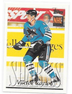 1995-96 Topps #357 Viktor Kozlov San Jose Sharks