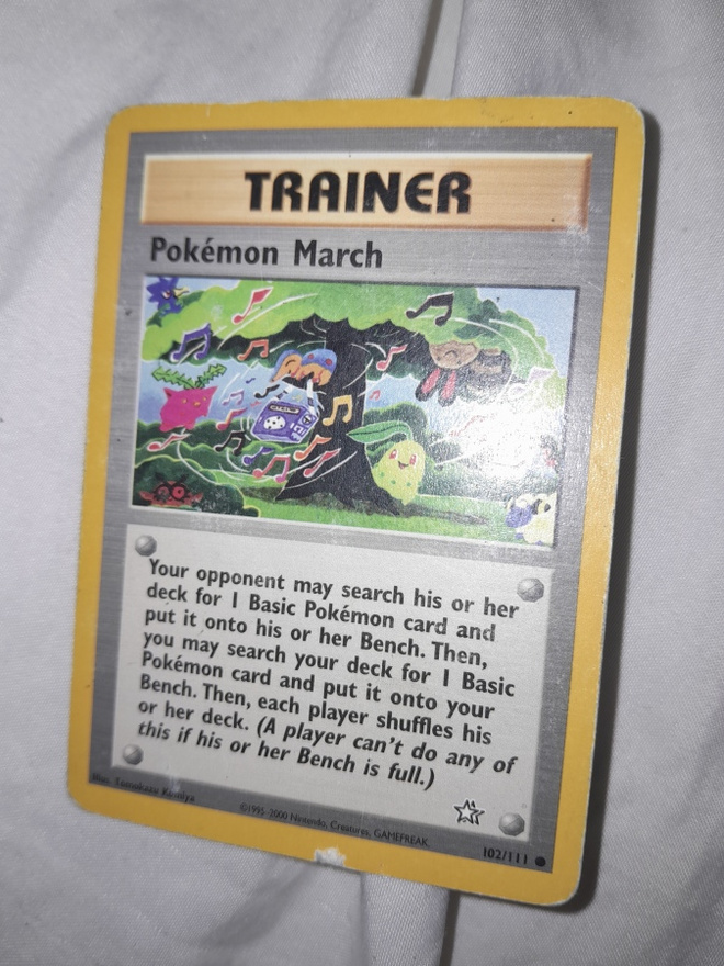 Pokemon March #102 Pokemon Neo Genesis card