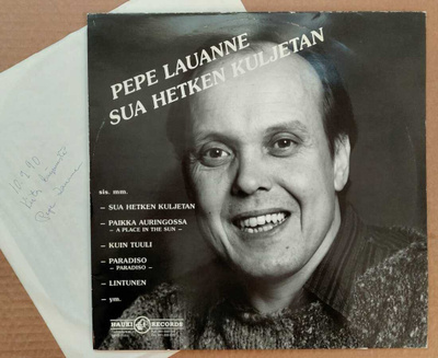 PEPE LAUANNE: Sua Hetken Kuljetan – LP 1990 nimmarilla