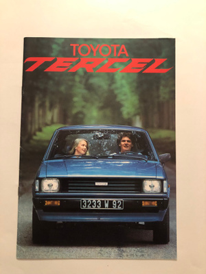 Myyntiesite - Toyota Tercel - 1981