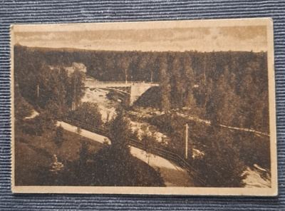 Imatra, vanha kortti, kulkenut 1924