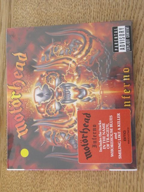 Motörhead Inferno cd muoveissa Eu 2023