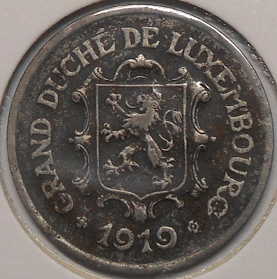 Luxemburg. 25 centimes 1919.