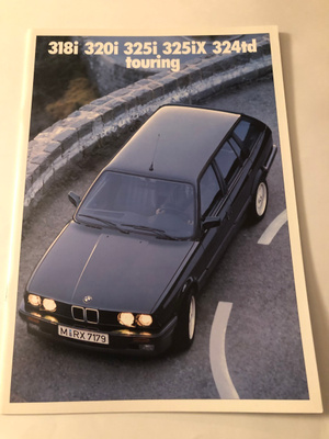 Myyntiesite - BMW  318i 320i 325i 325ix 324td T - 2/1989