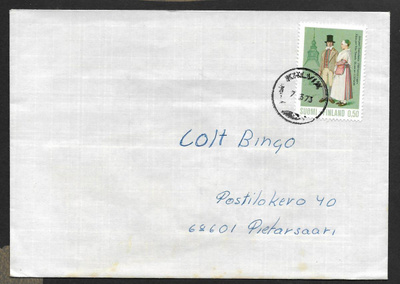 Postilähetys - Kansanpuku (LAPE 710) Kälviä 7.3.1973