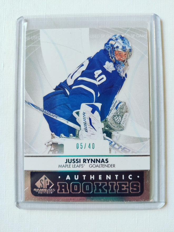 Jussi Rynnäs - 12-13 SPGU Authentic Rookies /40
