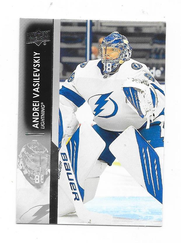 2021-22 Upper Deck #165 Andrei Vasilevskiy , Tampa Bay MV