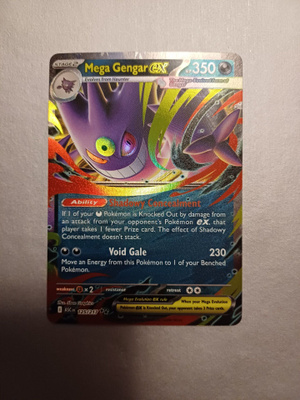 Pokemon Mega Gengar EX hp 350