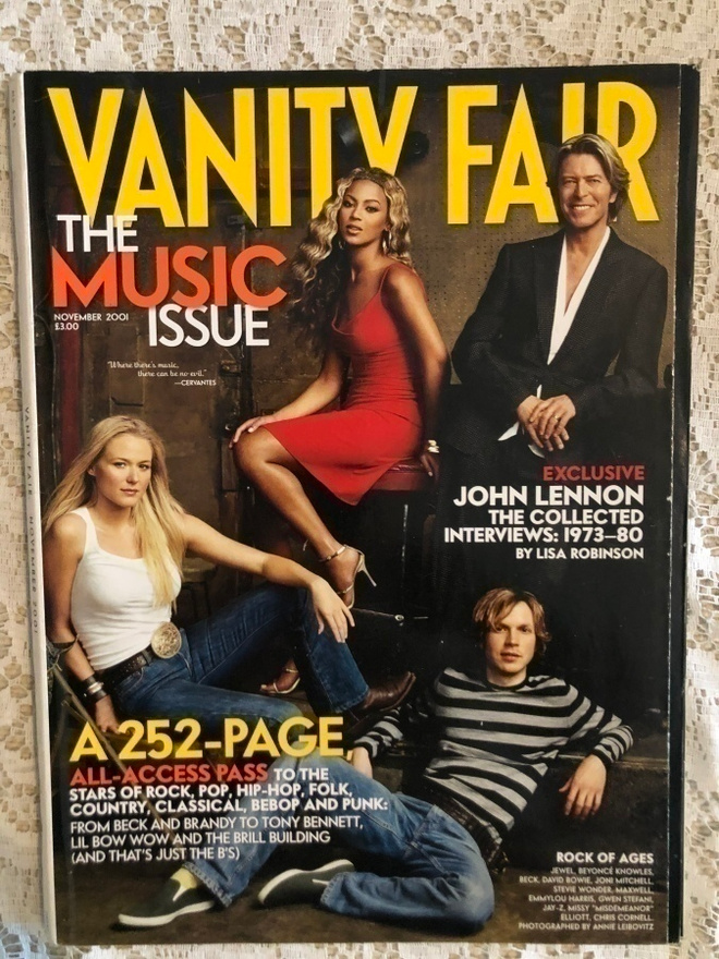 Vanity Fair :The Music Issue. 2001.