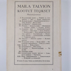 Maila Talvio : Kootut teokset 6 : Yölintu ; Niniven lapse... - pikkukuva 2