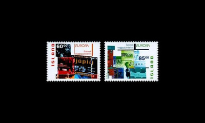 Islanti 1038-9 ** Europa julistetaide (2003)