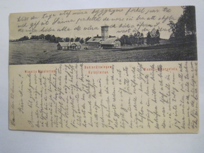VANHA Postikortti Lohja Vaanila 1906