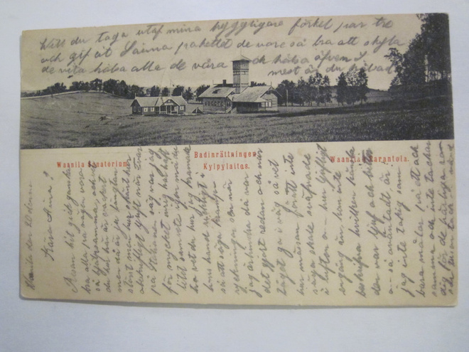 VANHA Postikortti Lohja Vaanila 1906