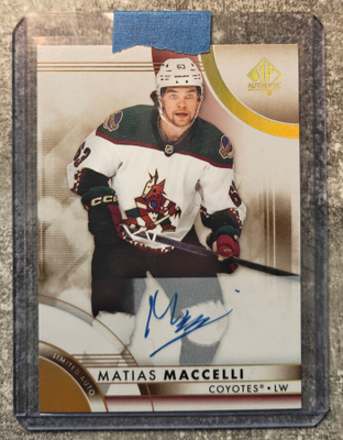 Matias Maccelli 2023-24 SP Authentic Limited Auto