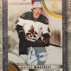 Matias Maccelli 2023-24 SP Authentic Limited Auto - pikkukuva 1