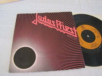 Judas Priest Don't go 7 45 UK 1981 Rob Halford injec. label