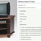 TV taso. Kulma, myös suoralle seinälle. Kaupassa  ale 454 € - pikkukuva 5