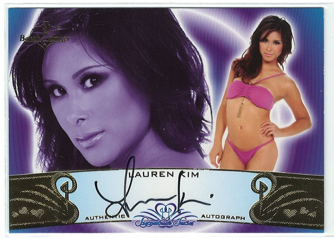 Bench Warmer 2010 Signature Series Autograph Lauren Kim