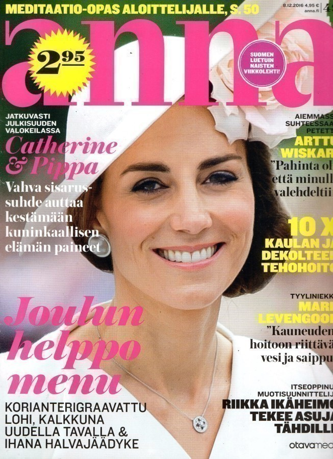 Anna n:o 49 2016 Catherine & Pippa. Arttu. Mark. Riikka Ikäh