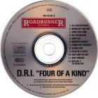 D.R.I. - Four Of A Kind CD - Roadrunner 1988 - pikkukuva 3