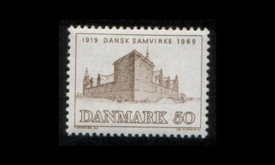 Tanska 480 ** Tanskalainen yhteistoiminta 50v (1969)