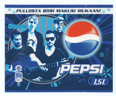 Hartwall Lahti PEPSI Etiketti 2008