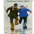 "°YHTÄMATKAA ON BAARISTA HAUSKEMPI..." -KORTTI /Karto - pikkukuva 1