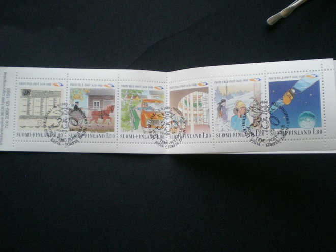 FDC-leimattu vihko Posti 350 vuotta - LaPe V12 o