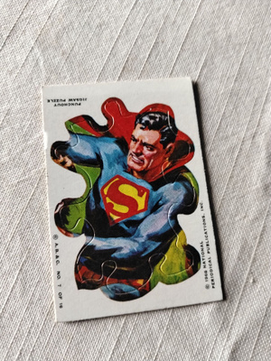 a&bc gum 1968 superman palapeli 7