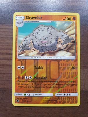Pokemon Graveler 34/68 Reverse holo