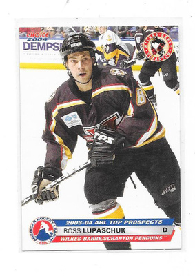 2003-04 AHL Rop Pros #21 Ross Lupaschuk Wilkes- Barre Kärpät